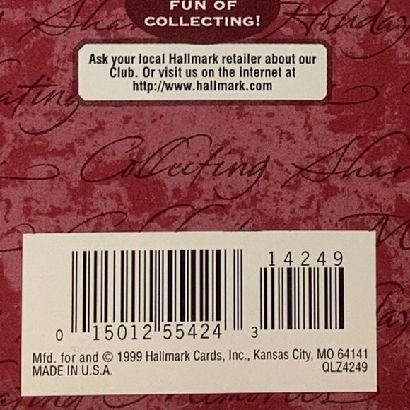 Hallmark 1999 Keepsake Laser Gallery Ornament, A Wish for Peace - Picture 8 of 9